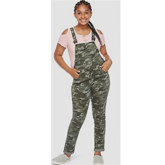 Justice Other - Justice Camo Overalls Jeans